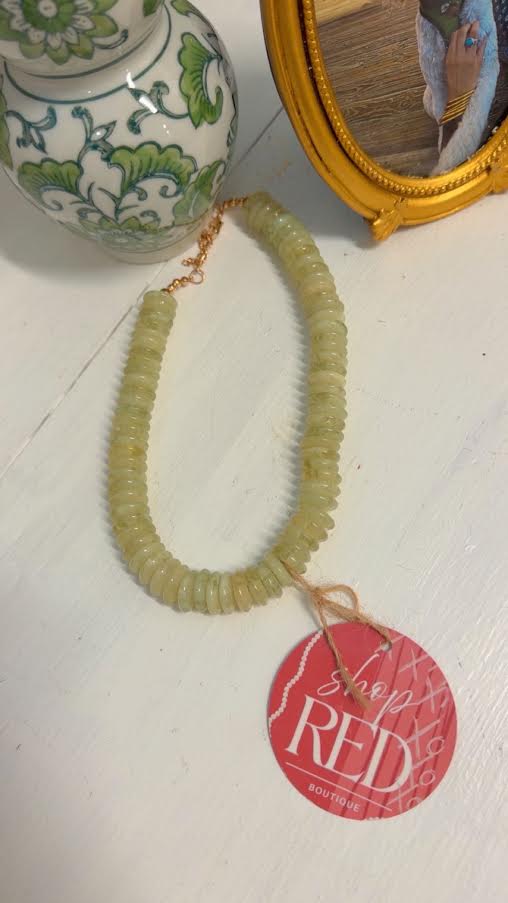 Pretty in Green Necklace