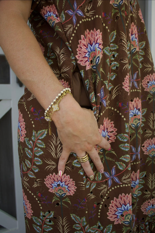 The Rosalie Floral Midi Dress