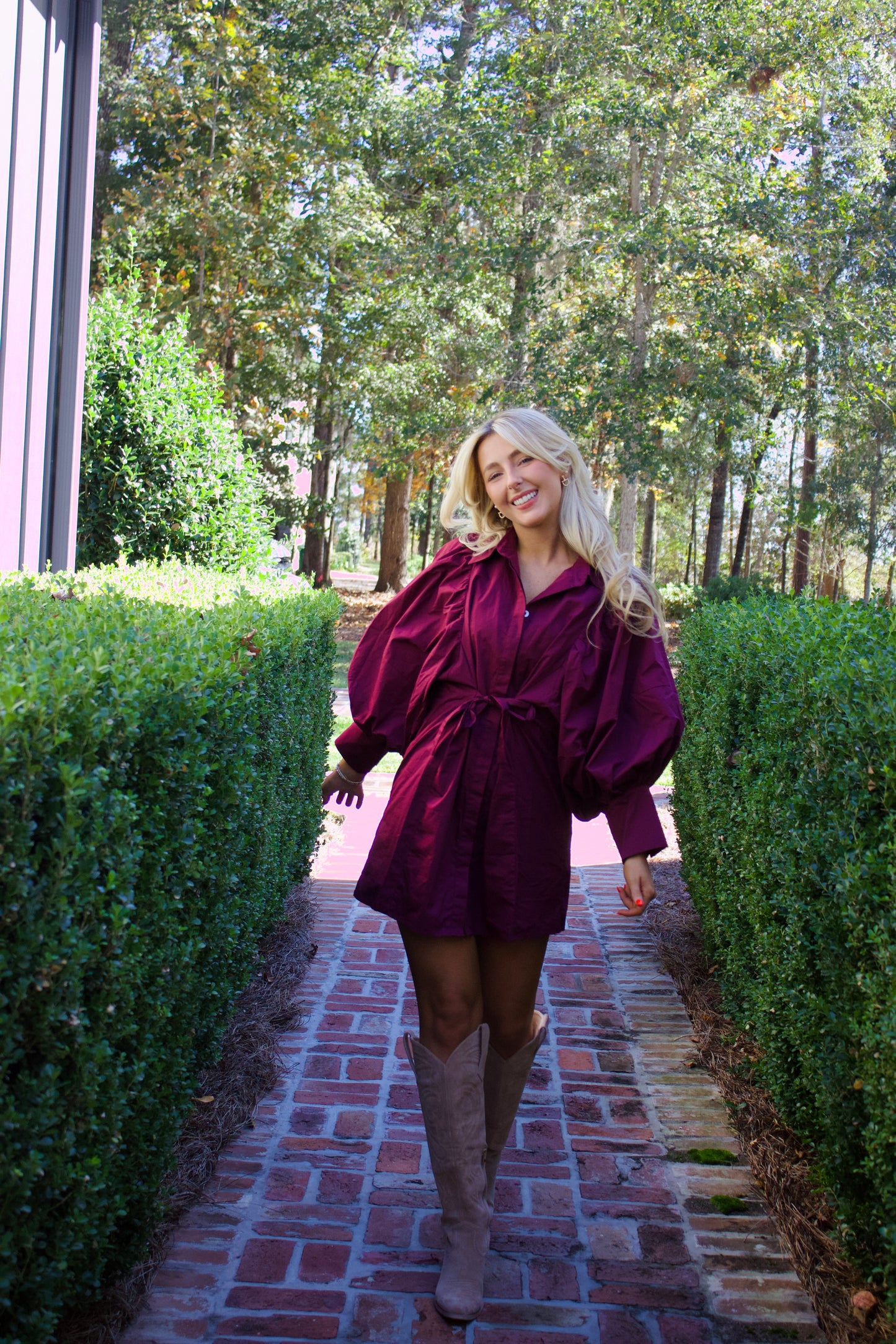 Pretty in Wine Dress