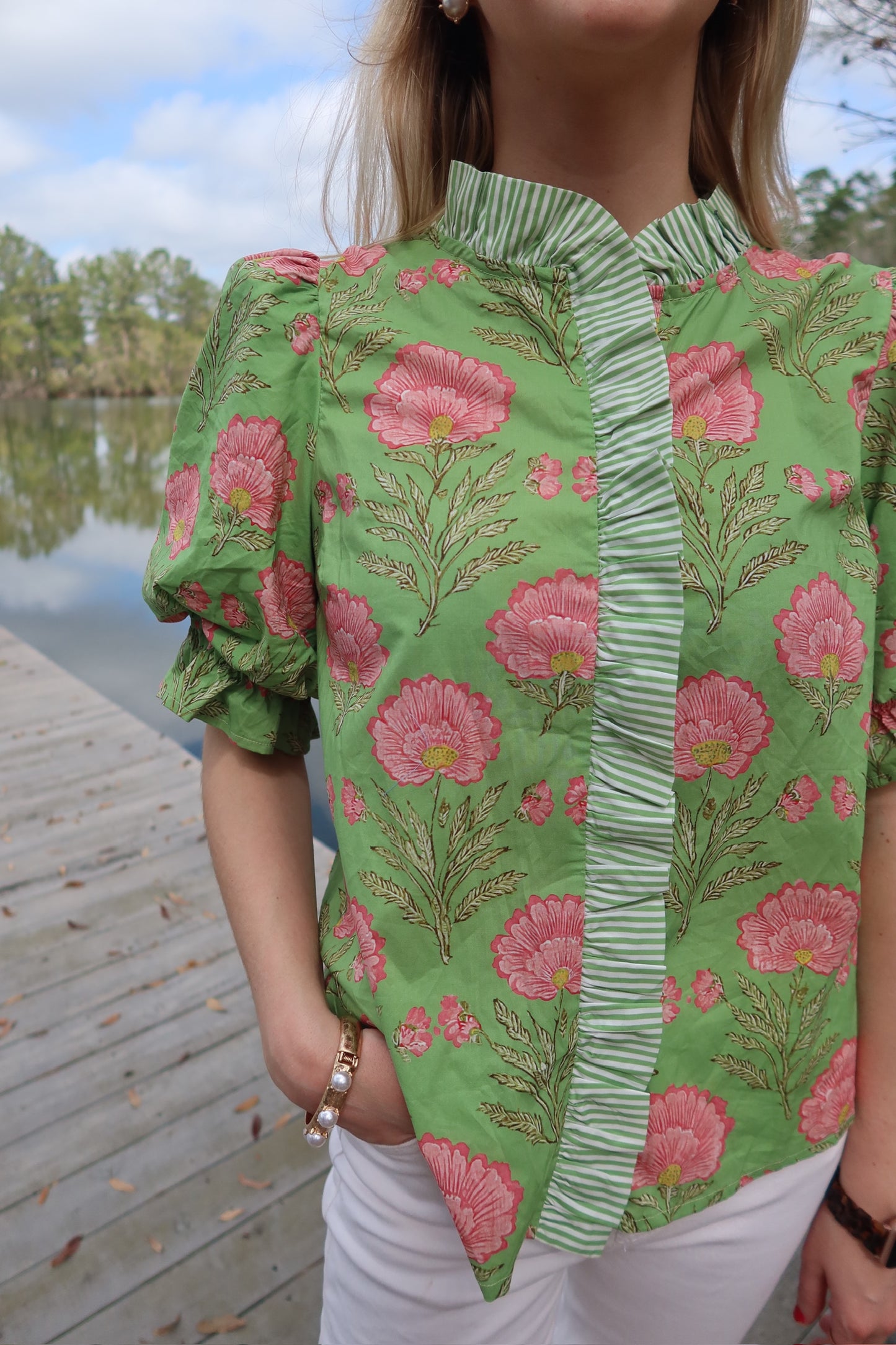 Jacklyn Garden Party Top