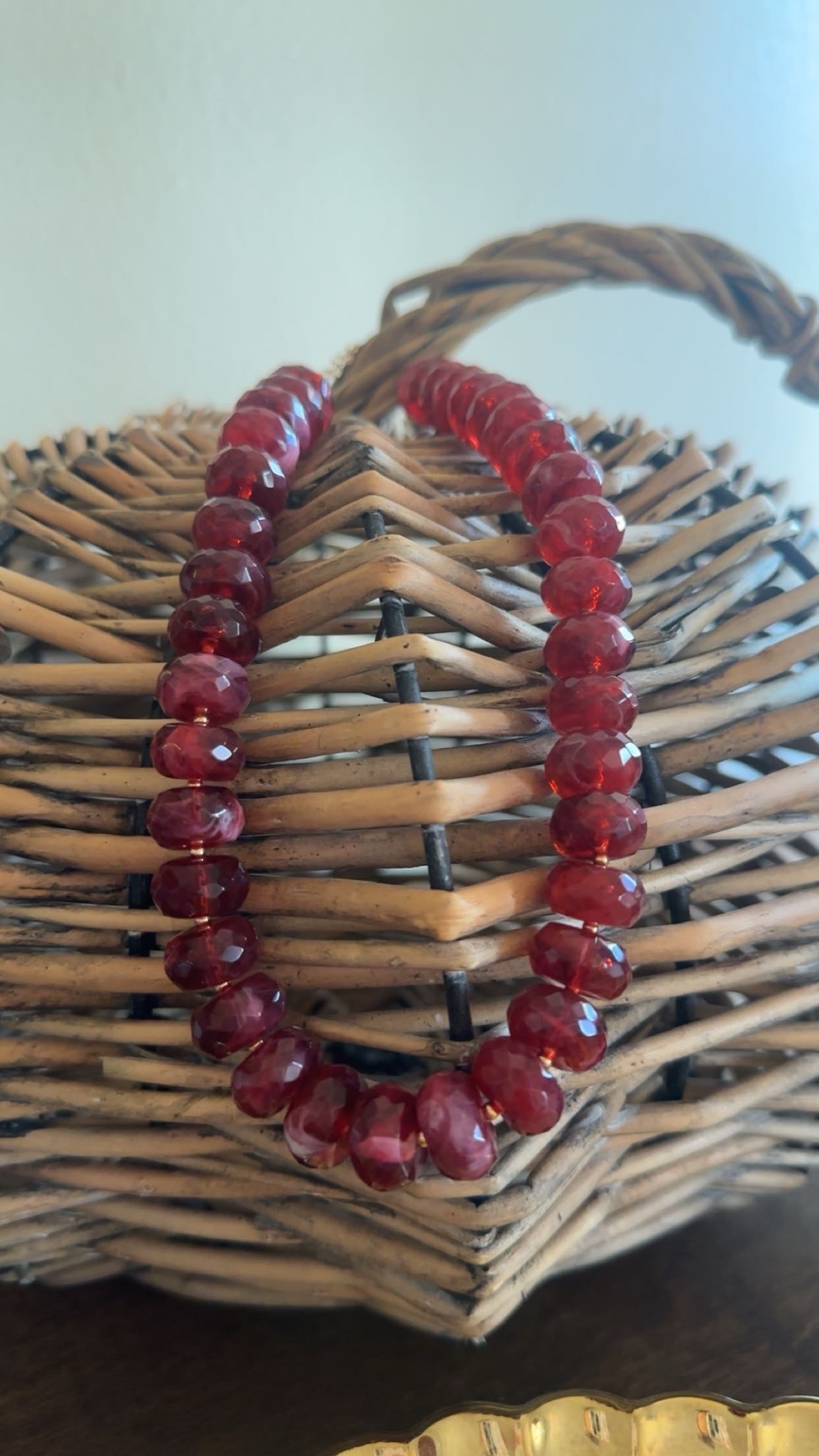 Red Velvet Necklace