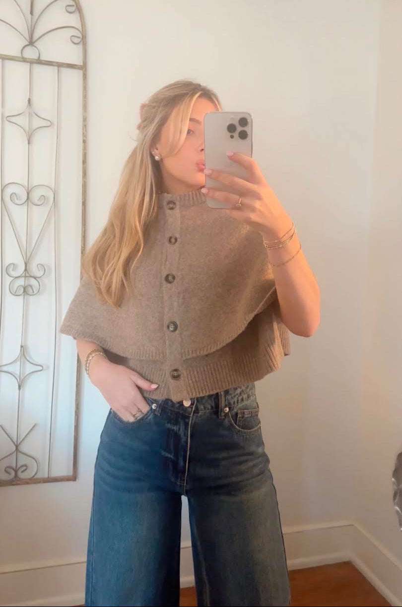 Make a Toast - Cardigan Cape