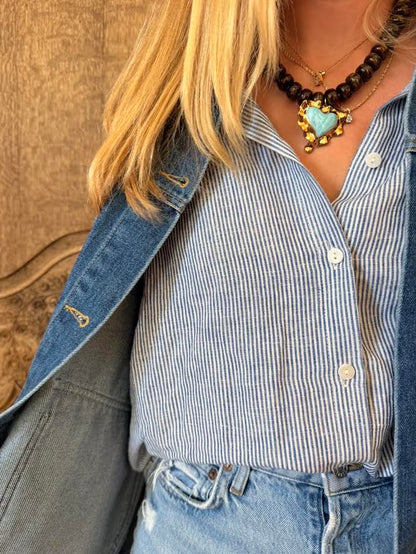 The Laurel Linen Top