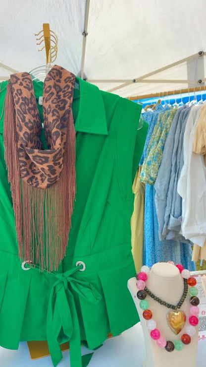 Wild Side Fringe Scarf