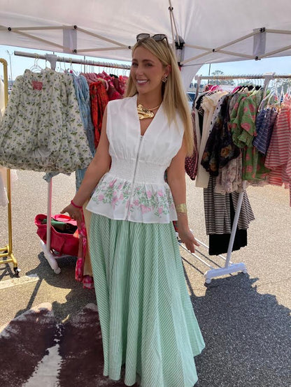 Spring Fling Smocked Top