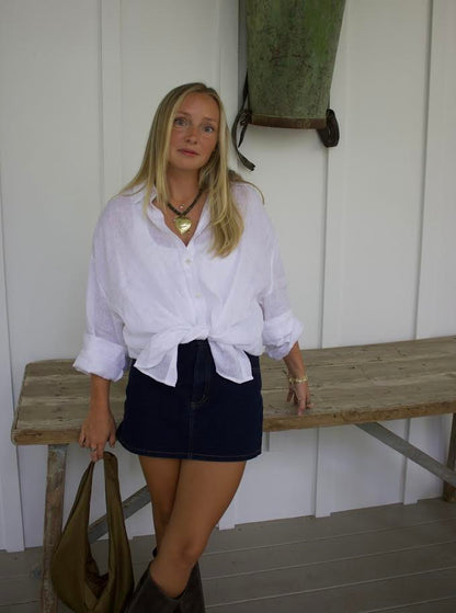 The Kennedy Dark Denim Mini