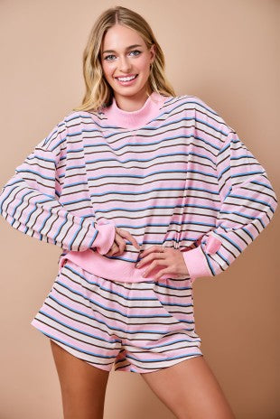 Off the Clock Set - Mock Neck