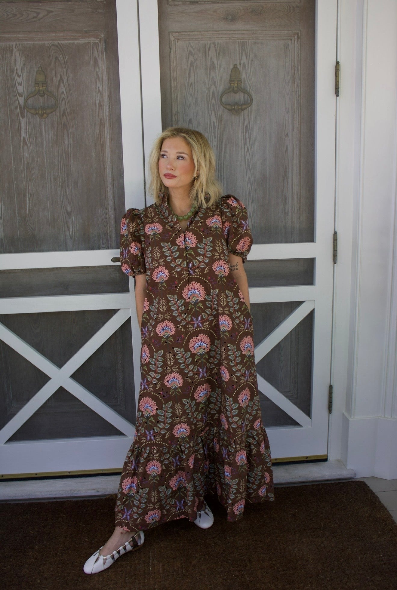 The Rosalie Floral Midi Dress