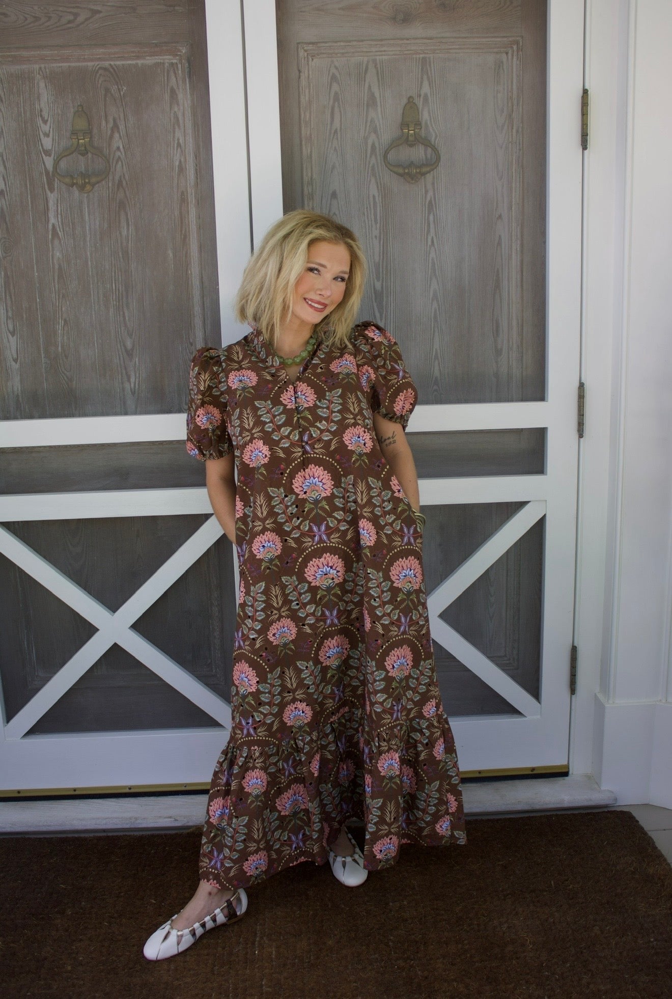 The Rosalie Floral Midi Dress