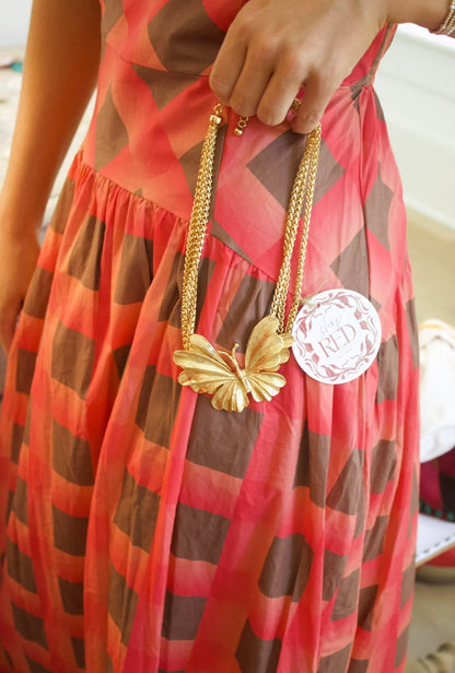 The Rory Plaid Midi Dress