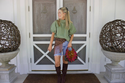 The Harper Button Top