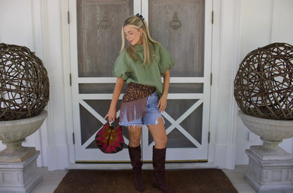The Harper Button Top
