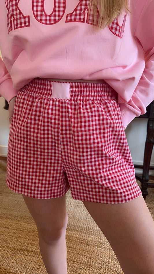 💌 Sweetheart Gingham Shorts