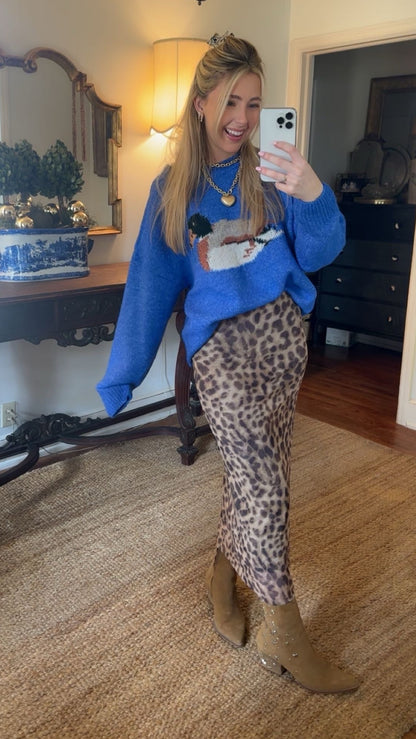 Lucky Duck Knit Sweater 🦆💙