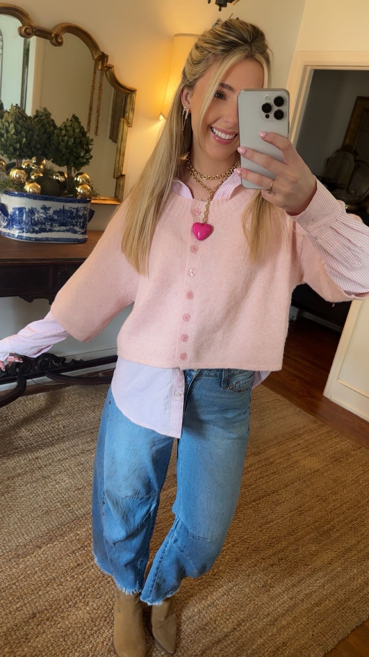 Sweet Talk Cardigan - Blush
