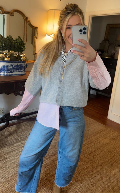 Sweet Talk Cardigan - Grey