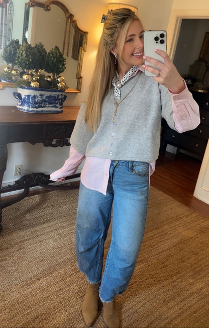 Sweet Talk Cardigan - Grey