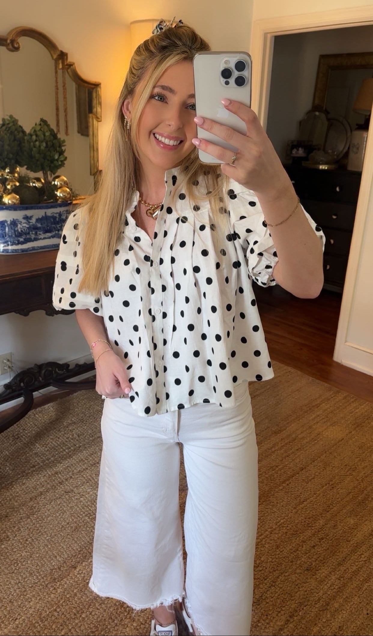 Cute In Polka Dots Top