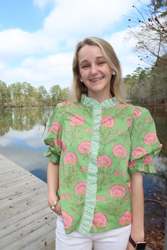 Jacklyn Garden Party Top