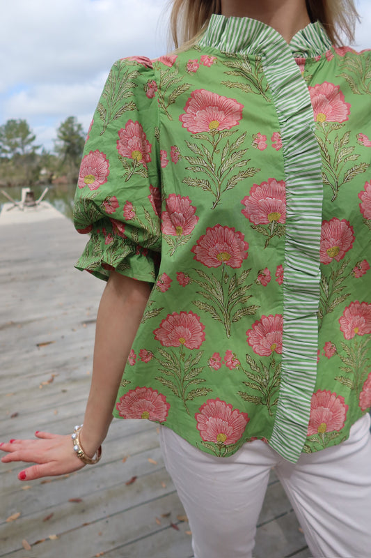 Jacklyn Garden Party Top