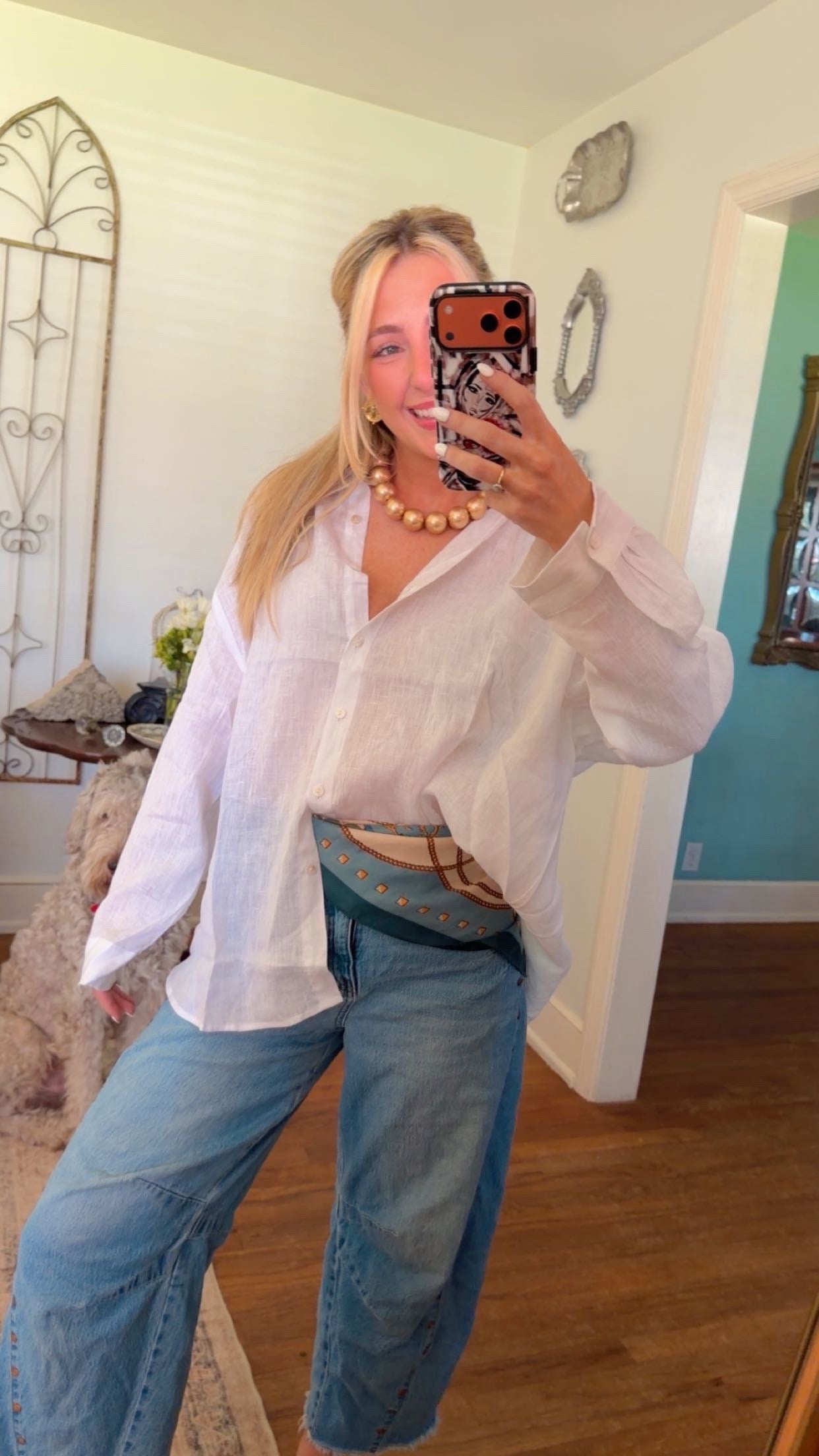 Coconut Coast Linen Top