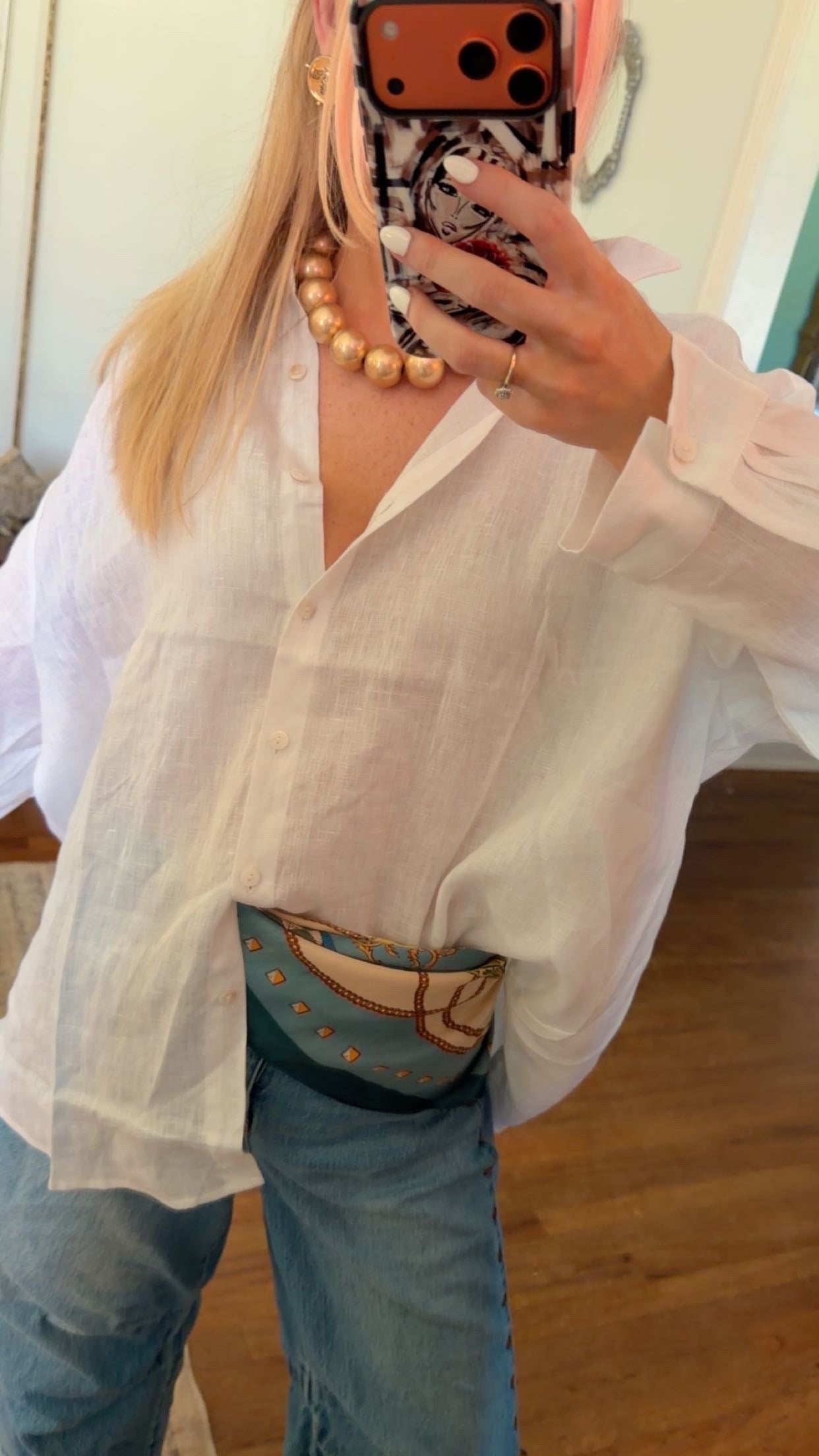 Coconut Coast Linen Top