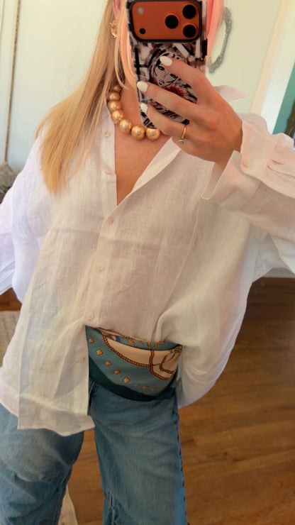 Coconut Coast Linen Top