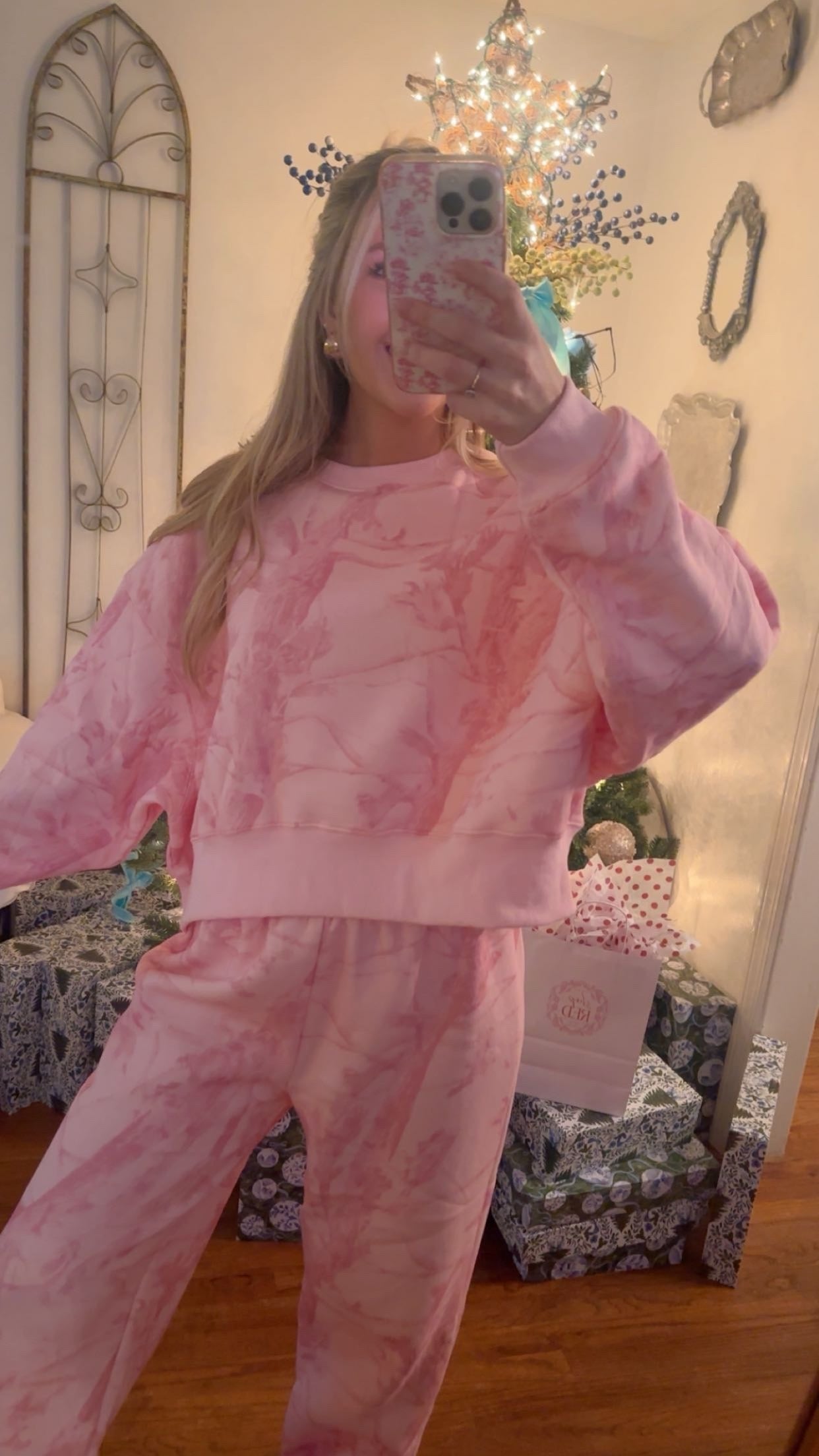 Merry in Pink Camo Set