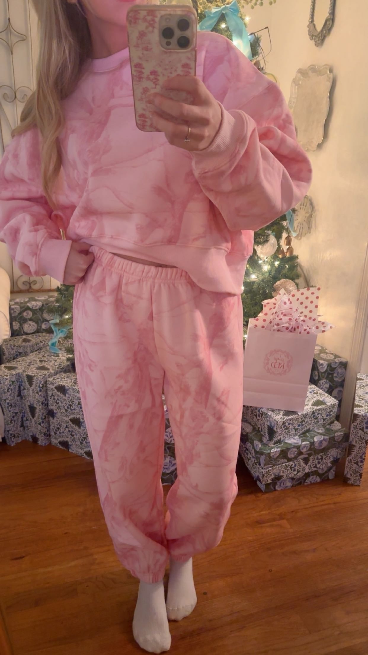 Merry in Pink Camo Set