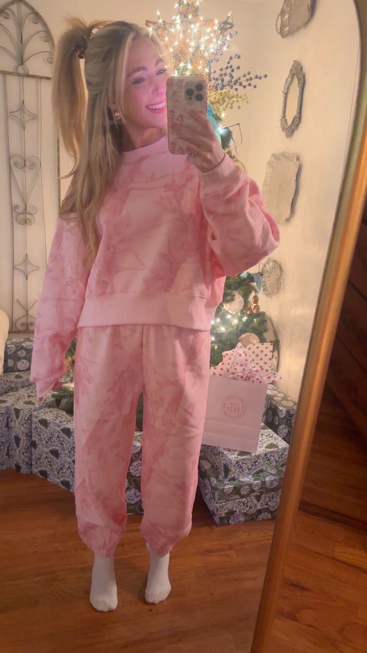 Merry in Pink Camo Set
