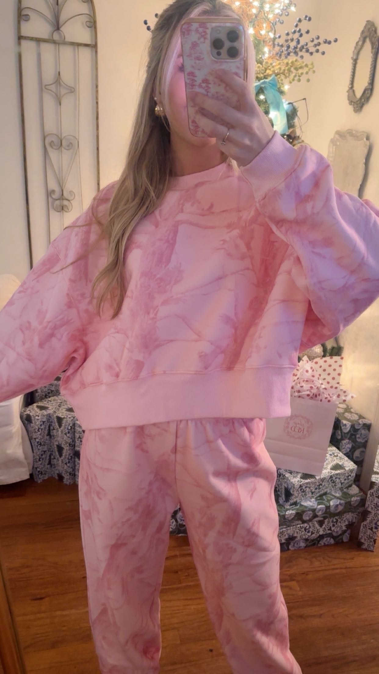 Merry in Pink Camo Set