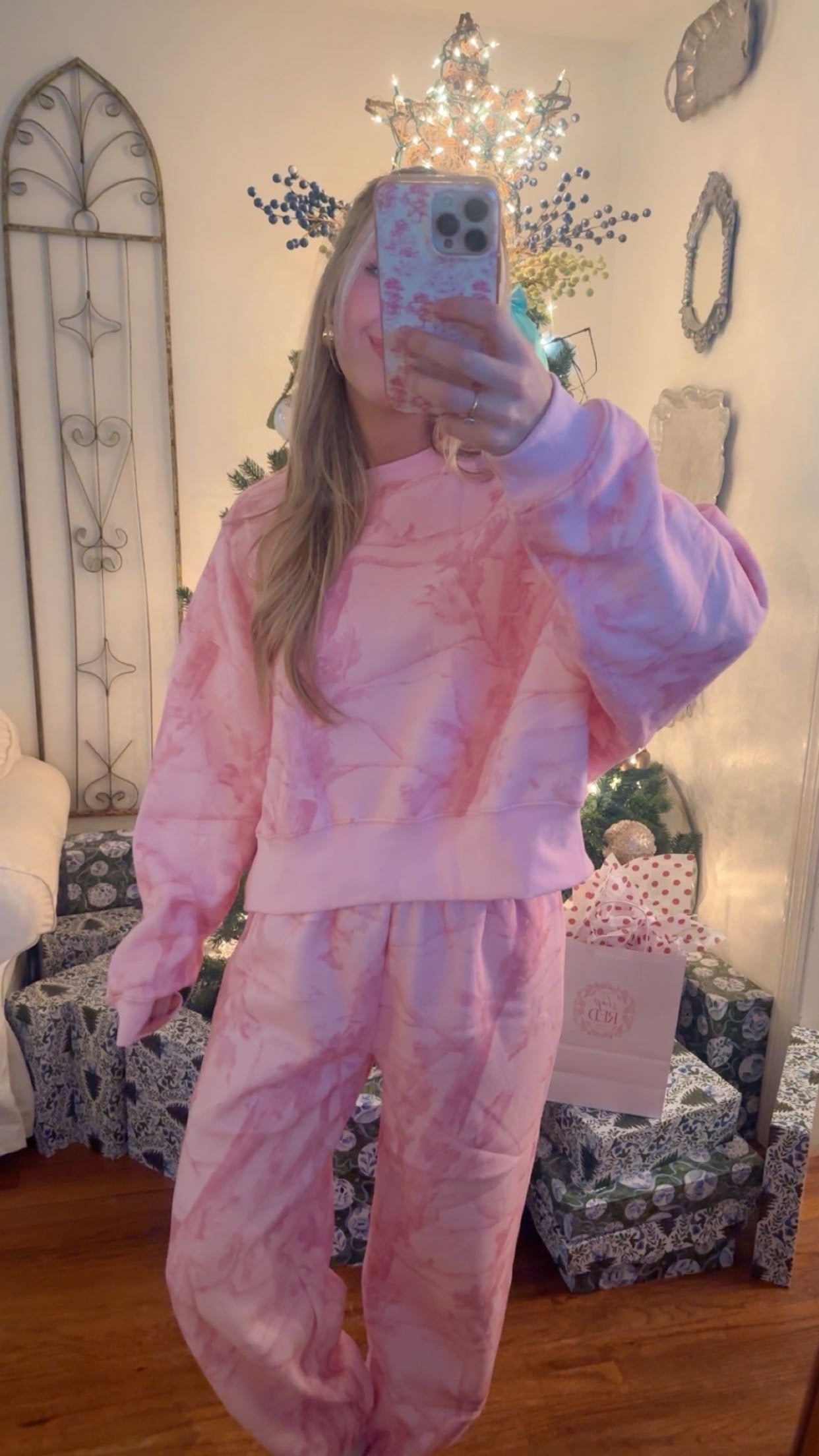 Merry in Pink Camo Set