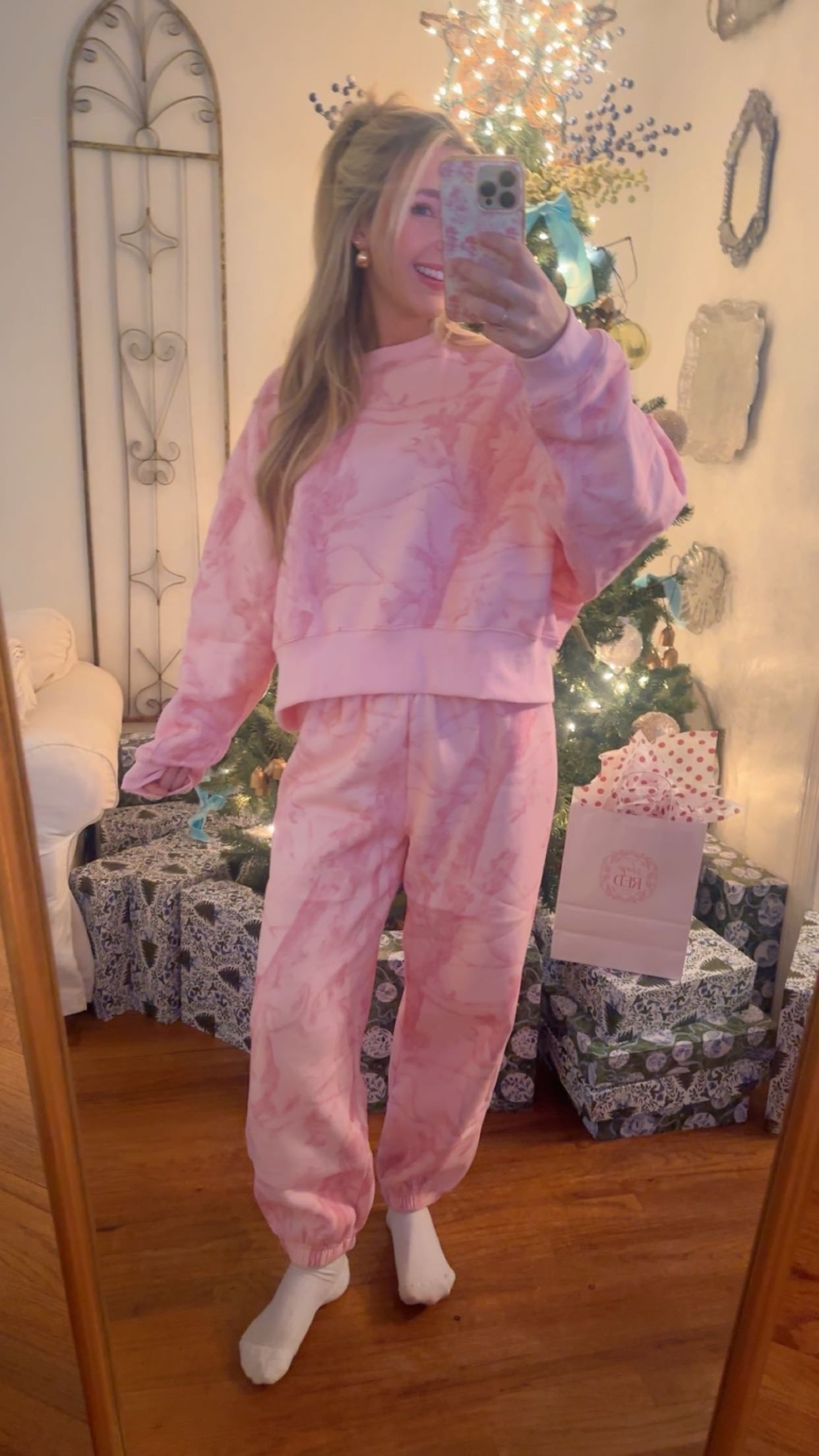 Merry in Pink Camo Set