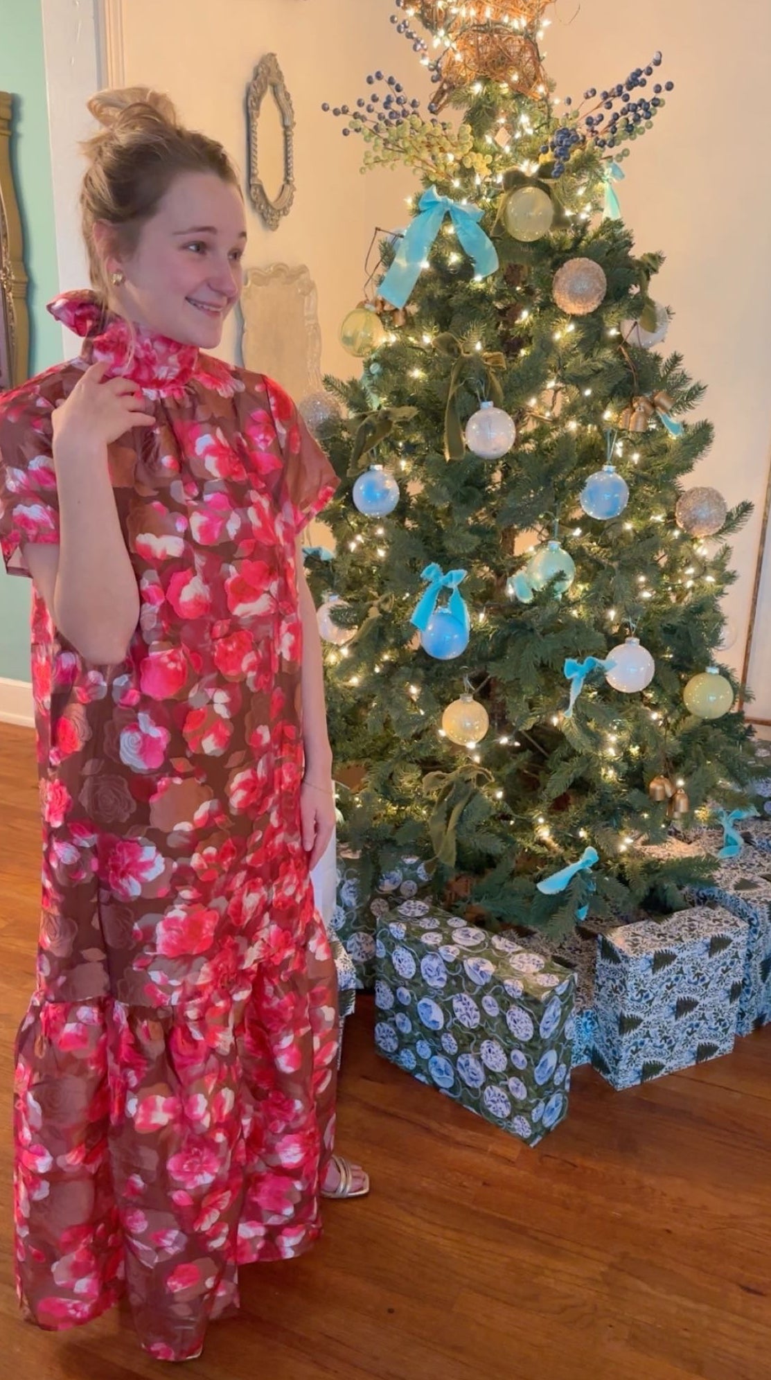 Winter Bloom Dress