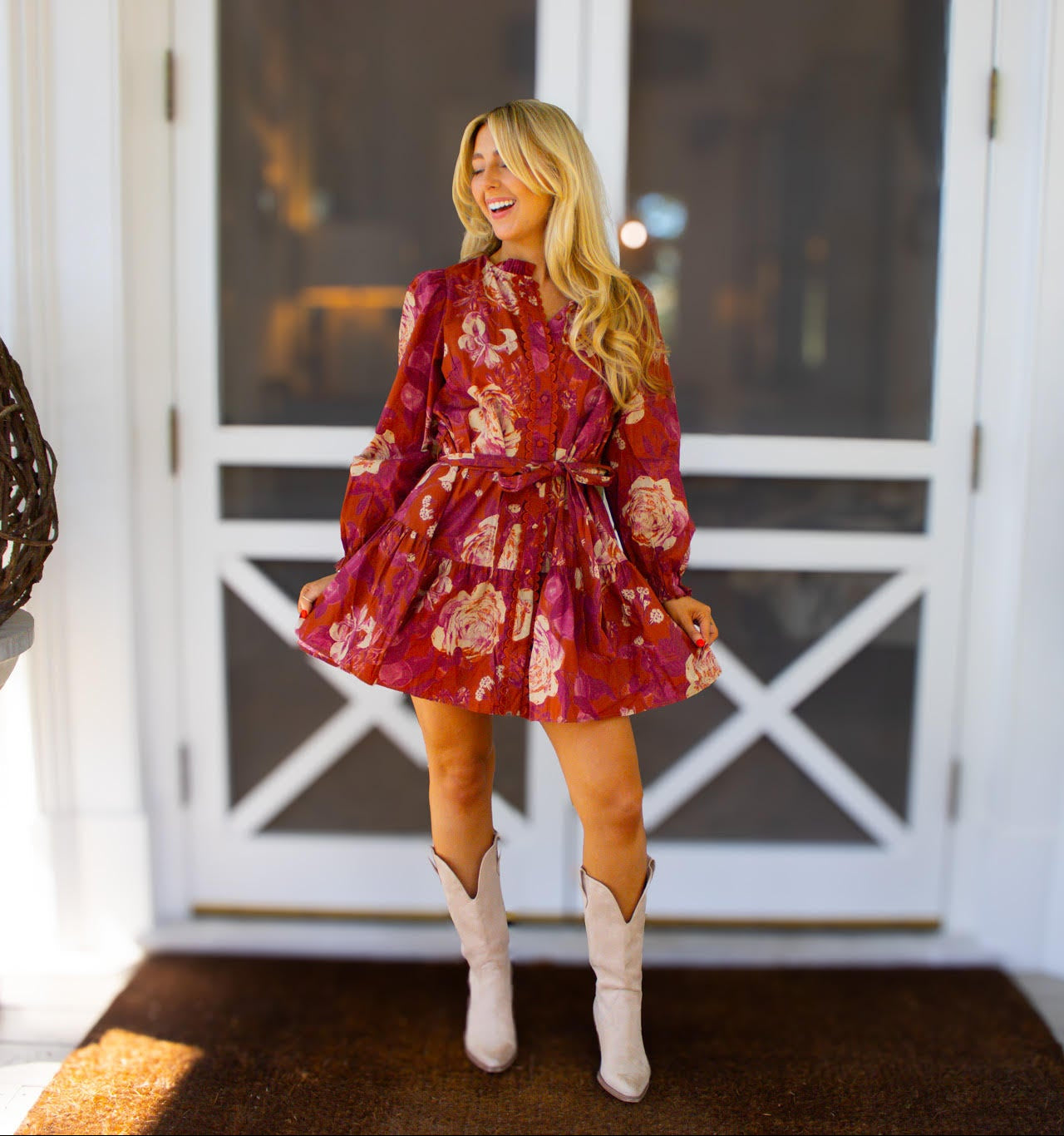 Rust & Harvest Mini Dress