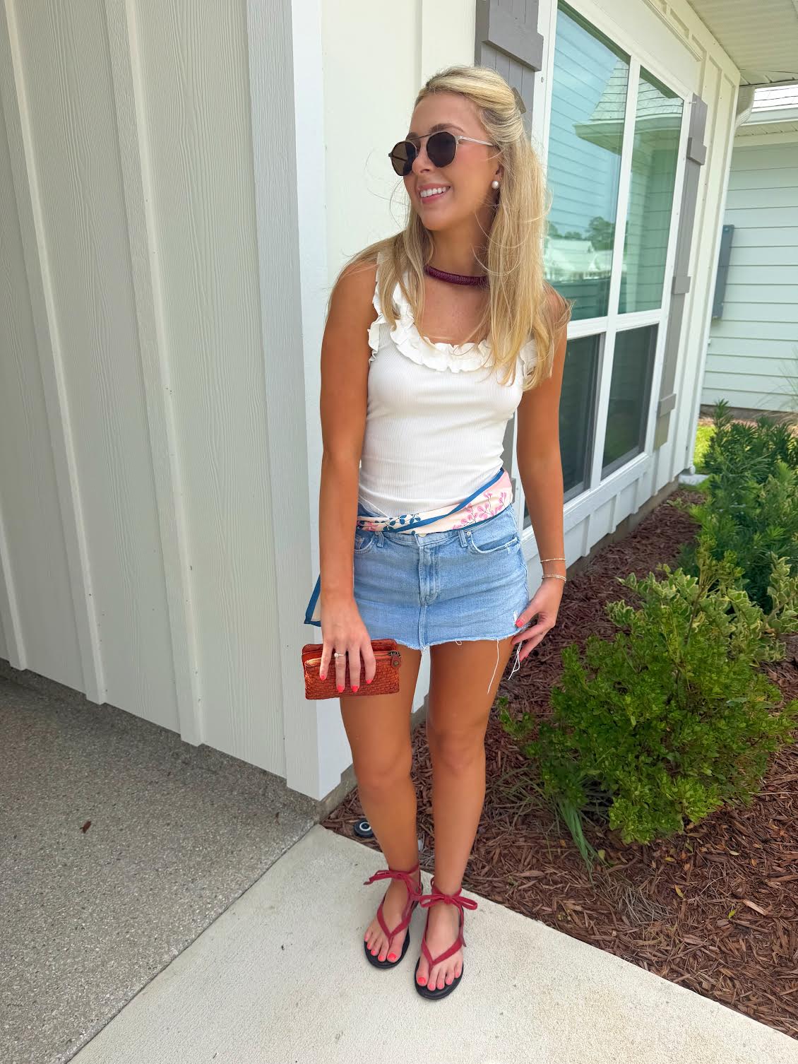 Daisy Ruffle Tank