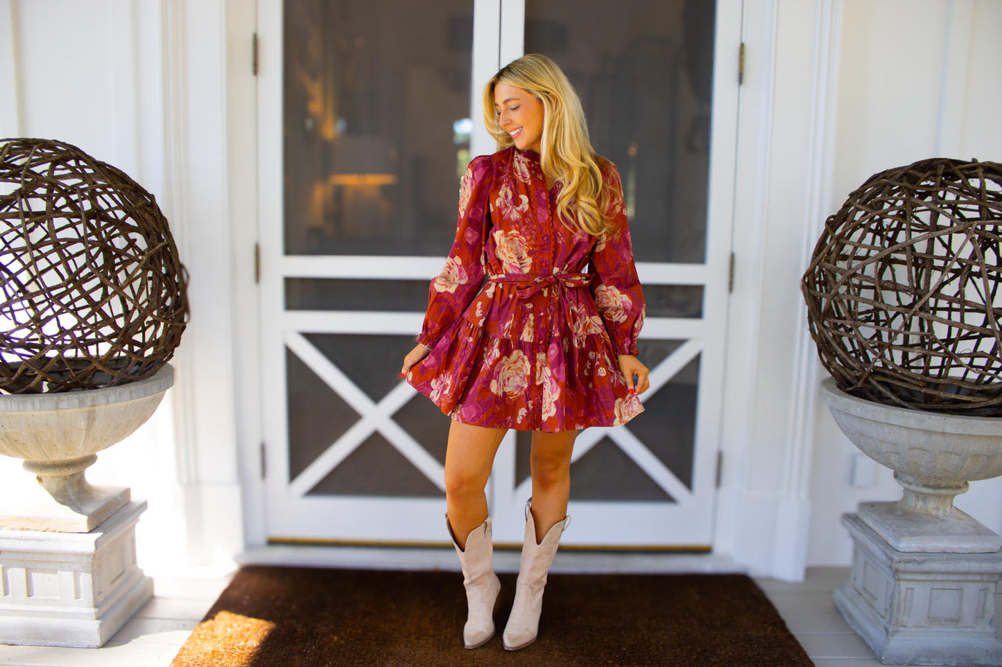 Rust & Harvest Mini Dress