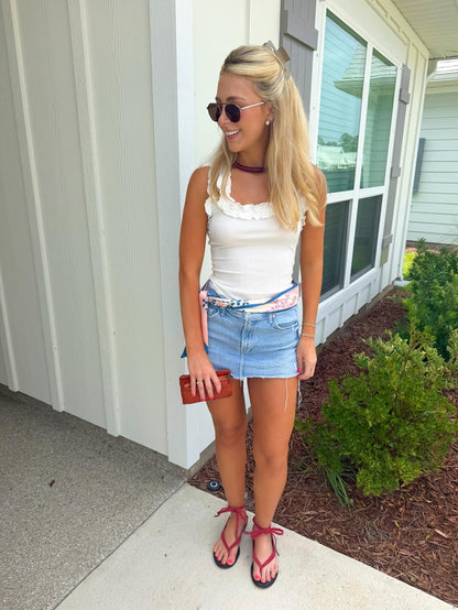 Daisy Ruffle Tank