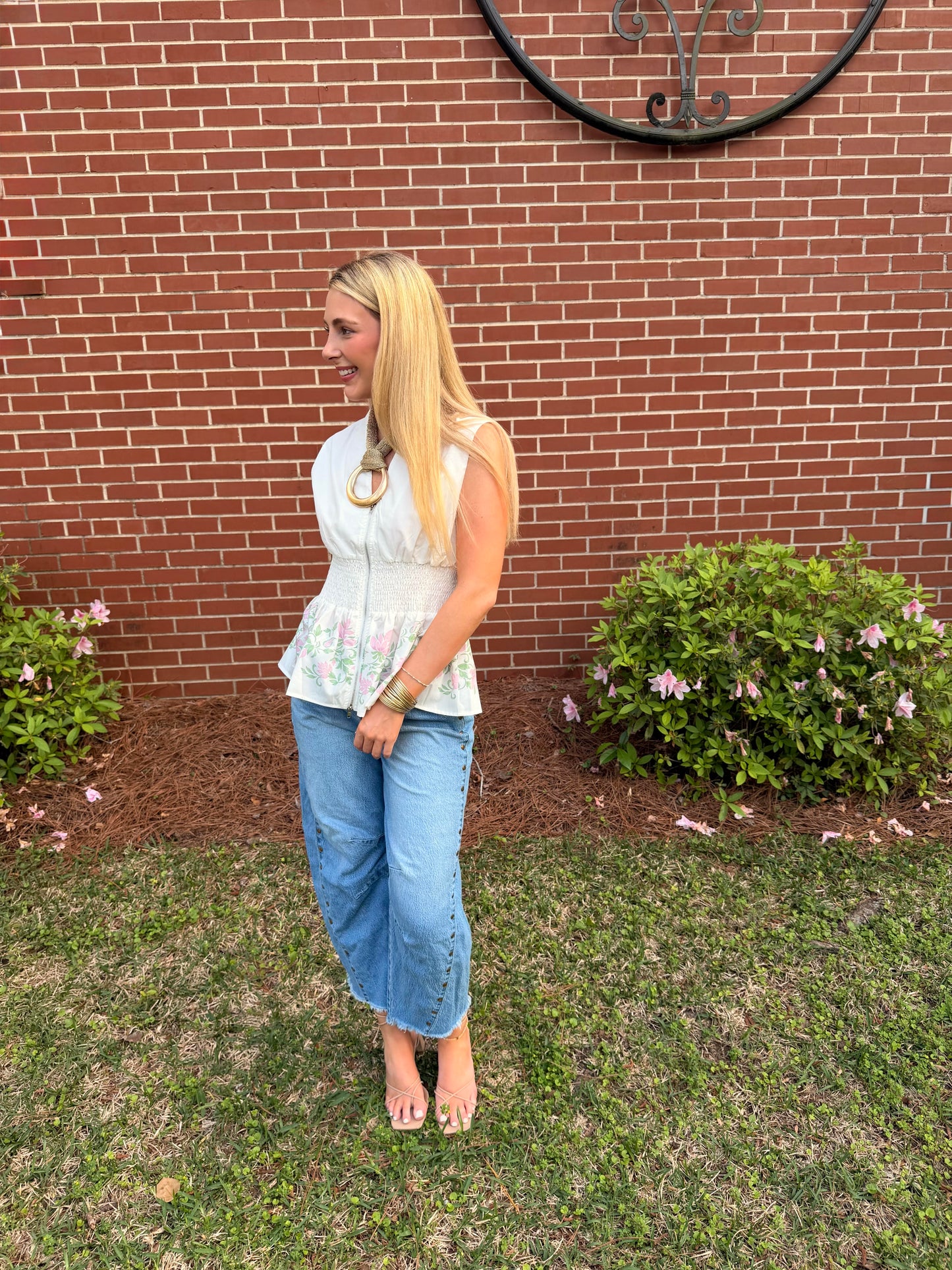 Spring Fling Smocked Top