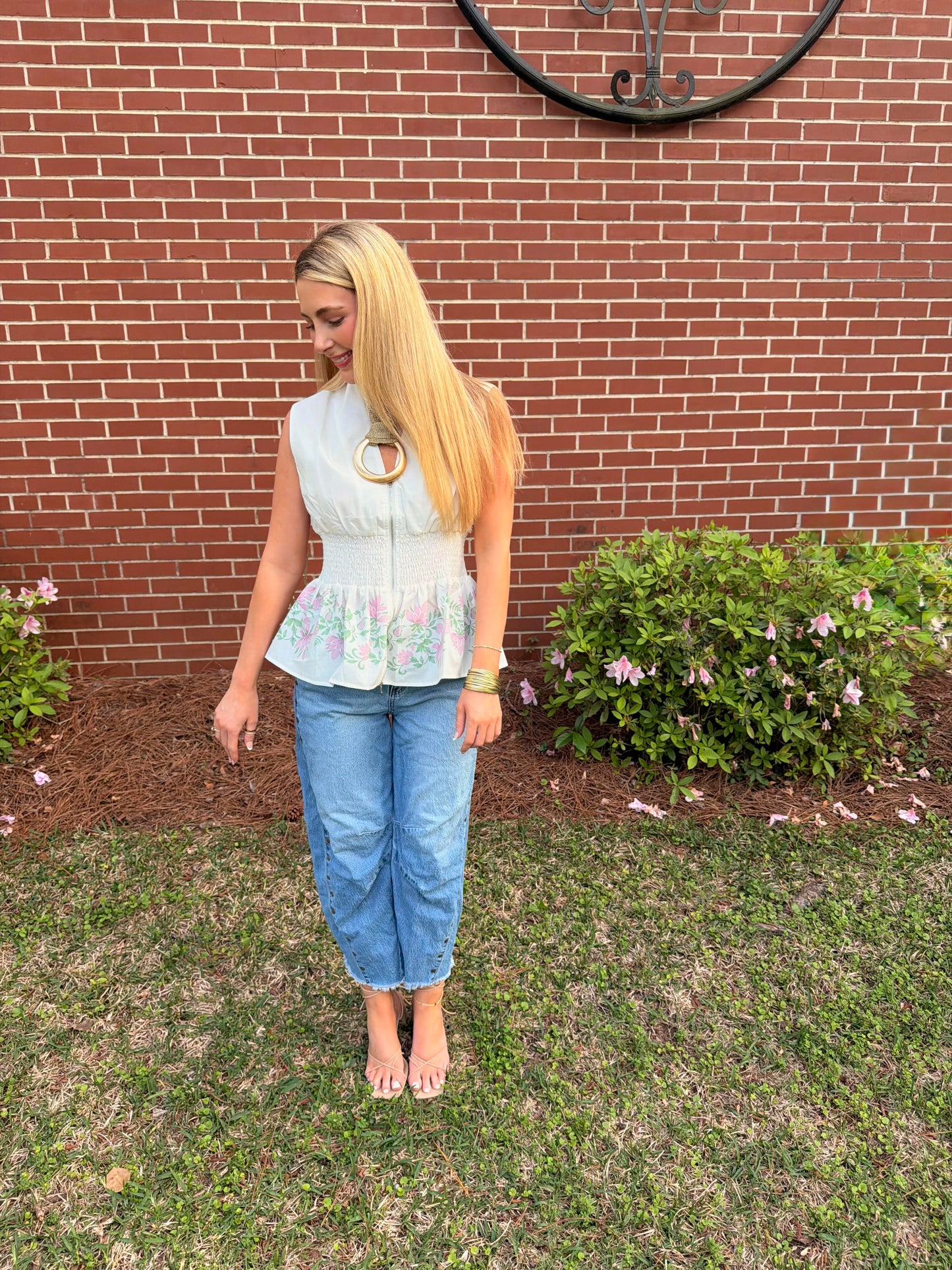 Spring Fling Smocked Top
